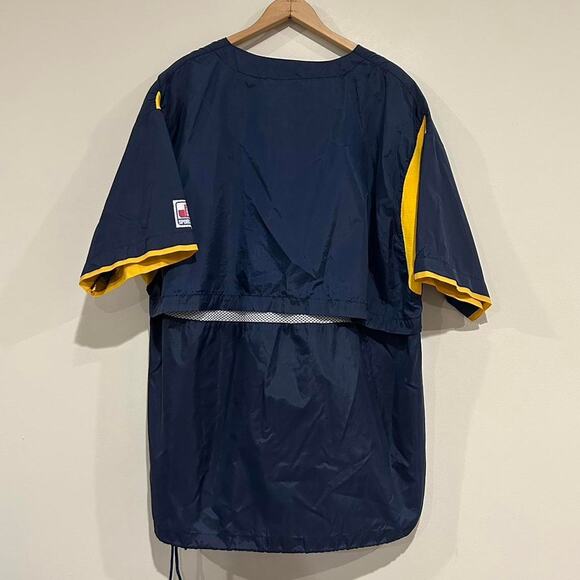 Vintage Michigan Wolverines Short Sleeve Windbreaker Jacket - Picture 4 of 7